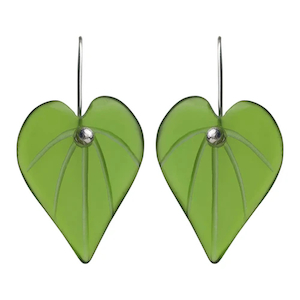 Kawakawa Leaf Earrings The Flower