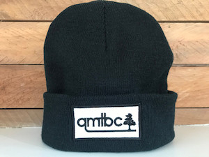 Applique Beanie - Black/White QMTBC