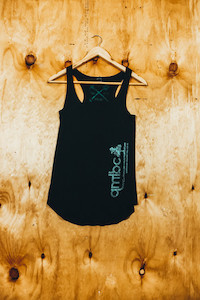 Women's Black/Aqua In GSD We Trust Singlet QMTBC