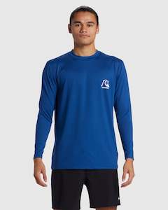 Mens DNA Bubble Logo  Long Sleeve UPF 50 Surf T-shirt