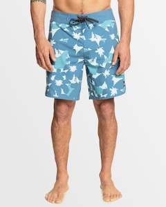 Mens Surfsilk Scallop 18" Boardshorts