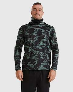 Clothing wholesaling: Mens Mikey Hooded Long Sleeve Upf 50 Surf T-Shirt