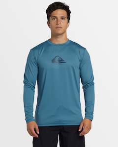 Clothing wholesaling: Mens Solid Streak Long Sleeve Upf 50 Surf T-Shirt