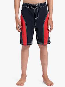 Clothing wholesaling: Boys 8-16 Mercury Slash 17" Boardshorts