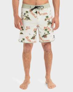 Mens Surfsilk Scallop 18" Boardshorts