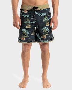 Mens Surfsilk Scallop 18" Boardshorts