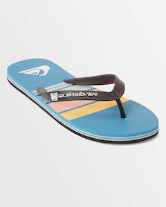 Mens Molokai Stripe Beach Flip-Flops