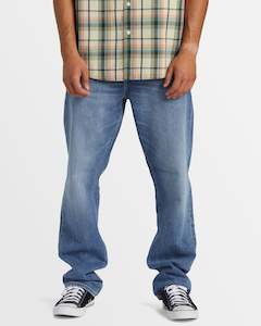 Mens Modern Wave Salt Water Straight Fit Jeans