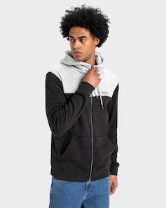 Mens Keller Block Zip-Up Hoodie