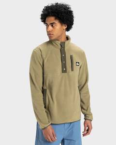 Mens No Destination 2 Half Snap Fleece Top