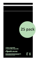 Paper wholesaling: Small Packs Compostable Courier Bag (packs of 25)