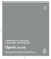 Paper wholesaling: Recycled Courier Bag XXL 600x650mm (pack of 100)