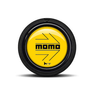 ARROW Polished Yellow (Flat Lip) Horn Button