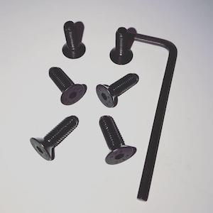 Black Countersunk Steering Mounting Hardware