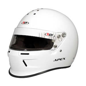 Professional motor racing: B2 Helmet Apex Silver