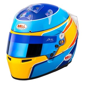 Professional motor racing: Bell Helmet KC7 CMR Fernando Alonso $1635.00 PLUS GST