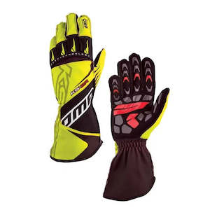 Professional motor racing: OMP Gloves KS2R Yellow