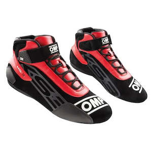 Professional motor racing: OMP Boots KS3 Black/Red