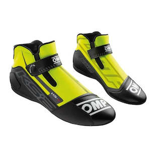 Professional motor racing: OMP Boots KS2 Fluro Yellow