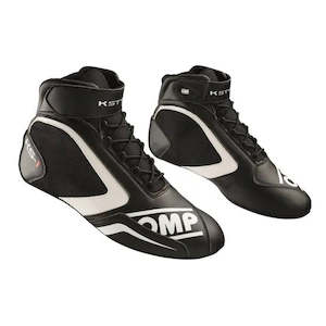 Professional motor racing: OMP Boots KS1 Black/White