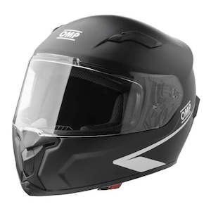 Professional motor racing: OMP Helmet Circuit Matt Black