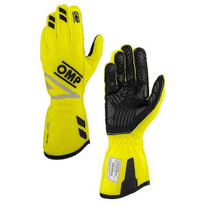 Professional motor racing: OMP Gloves One Evo FX Yellow