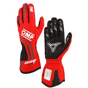 Professional motor racing: OMP Gloves One Evo X Red 2024