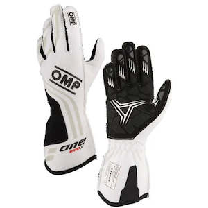 Professional motor racing: OMP Gloves One Evo X White 2024