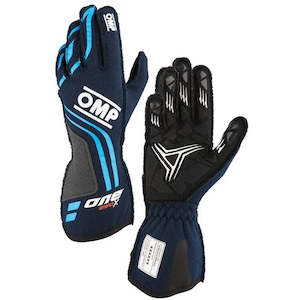 Professional motor racing: OMP Gloves One Evo X Blue 2024