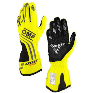 Professional motor racing: OMP Gloves One Evo X Yellow 2024