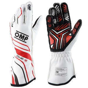 Professional motor racing: OMP Gloves ONE S White