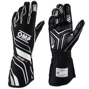 Professional motor racing: OMP Gloves ONE S Black