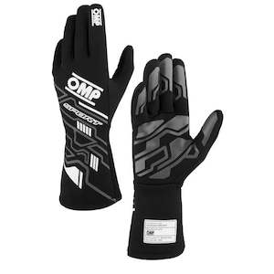 Professional motor racing: OMP Gloves Sport Black/White