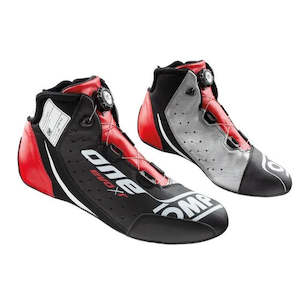 Professional motor racing: OMP Boots One Evo XR Black/Red