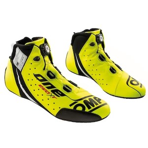 Professional motor racing: OMP Boots One Evo XR Yellow