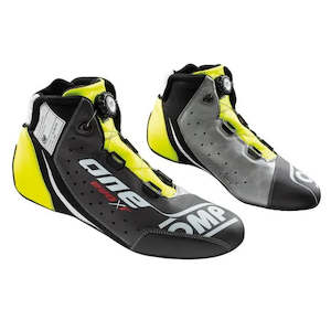 Professional motor racing: OMP Boots One Evo XR Black/Yellow