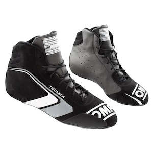 Professional motor racing: OMP Boots Tecnica Black/Anthracite