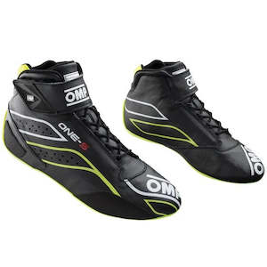 Professional motor racing: OMP Boots One S Black/Yellow