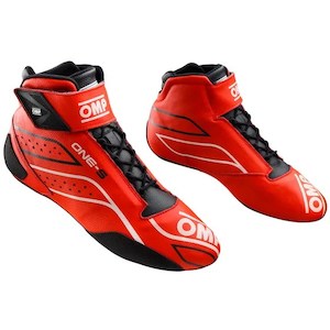 Professional motor racing: OMP Boots One S Red