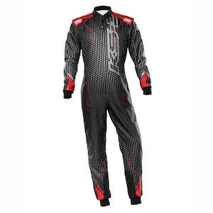 Professional motor racing: OMP Suit KS3 ART Black/Red