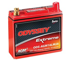 Professional motor racing: Odyssey Battery PC680MJT