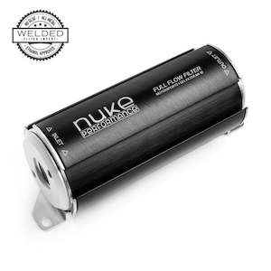 Nuke Fuel Filter Stainless Steel 100 Micron Black