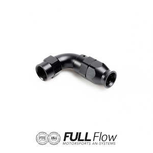 Nuke Full Flow PTFE Hose End Fitting 90 Degree AN-6