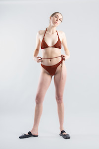 Tri Swim Top - Burnt Ochre (PO)