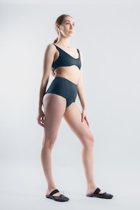 Clothing manufacturing: Sports Swim Top - Gunmetal (PO)