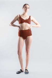 Sports Swim Top - Burnt Ochre (PO)