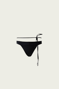 Belted G Swim Brief - Black (PO)