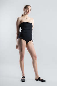 Tube One-piece Swimsuit - Black (PO)