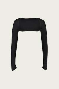 Clothing manufacturing: Brenda Bolero - Black (IS)