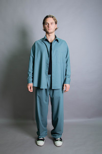 Duo Shirt - Aqua Stretch Wool (PO)